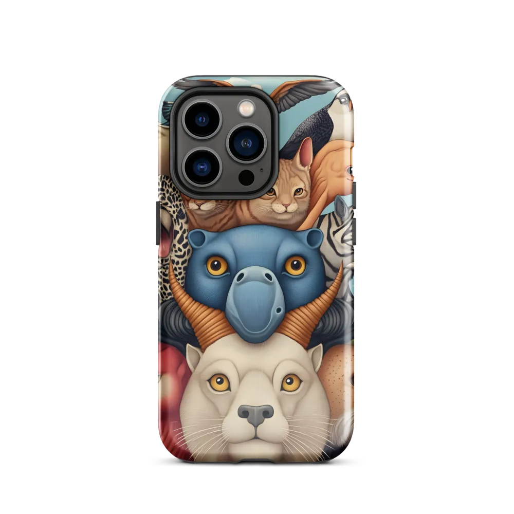 Harmonious Echoes of Wildlife | Phone Case |  14 Pro | Tough Case | Glossy