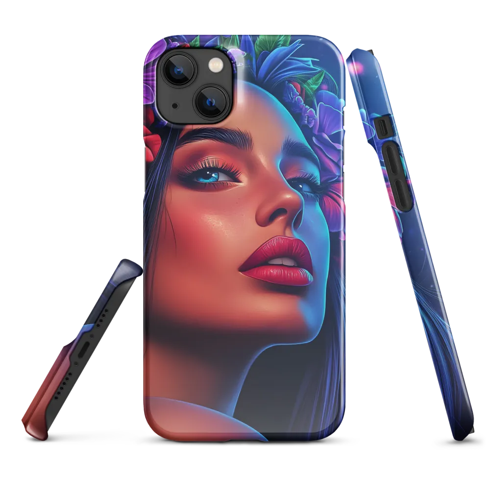 Radiance of the Floral Queen | Phone Case |  14 Plus | Snap Case | Glossy