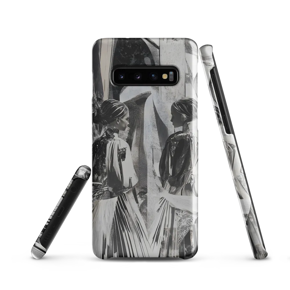 Reflections in Monochrome | Phone Case |  S10 | Snap Case | Glossy