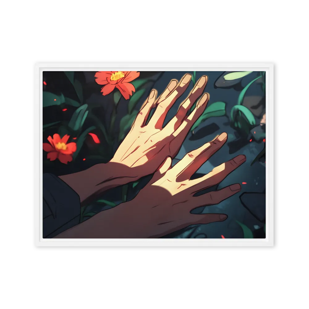 Whispers of Nature | Canvas with White Frame | 18″×24″