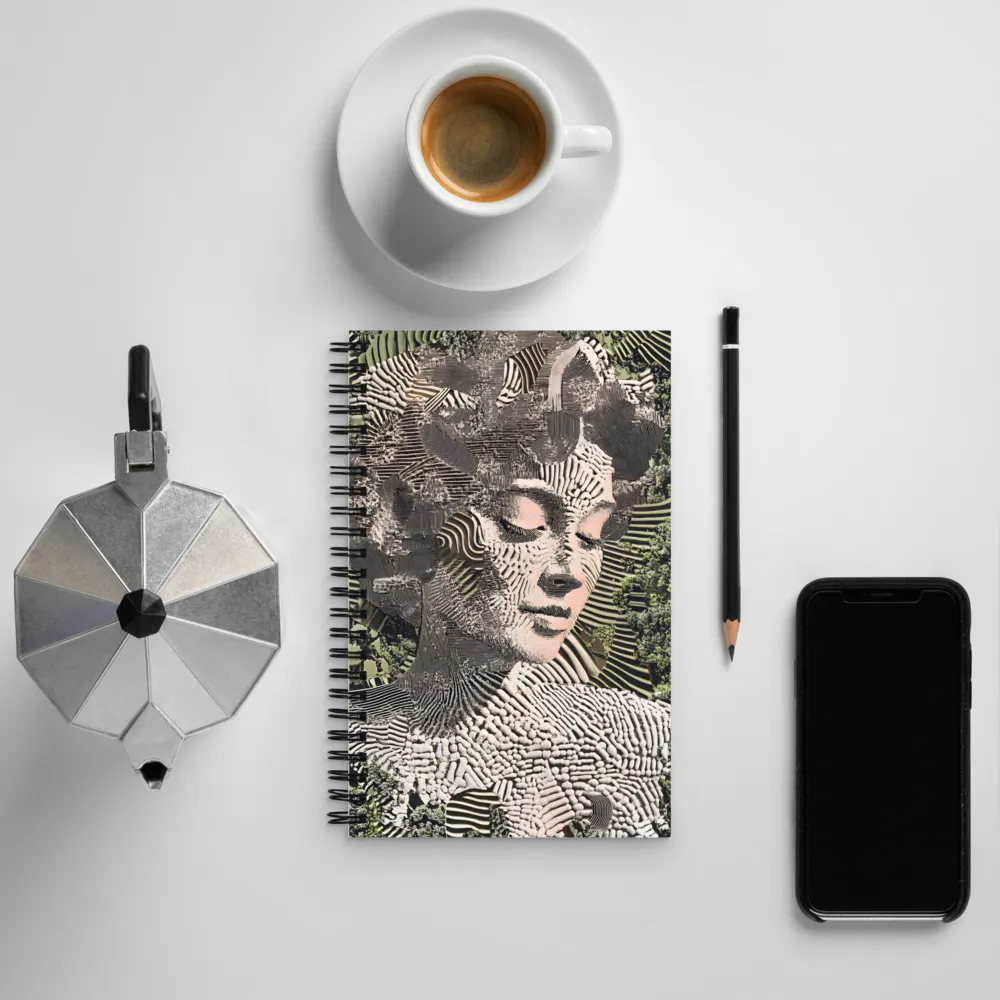 Ethereal Blend of Nature and Humanity | Spiral Notebook