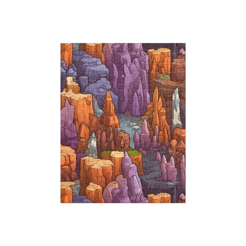 Vibrant Rockscape: A Digital Odyssey