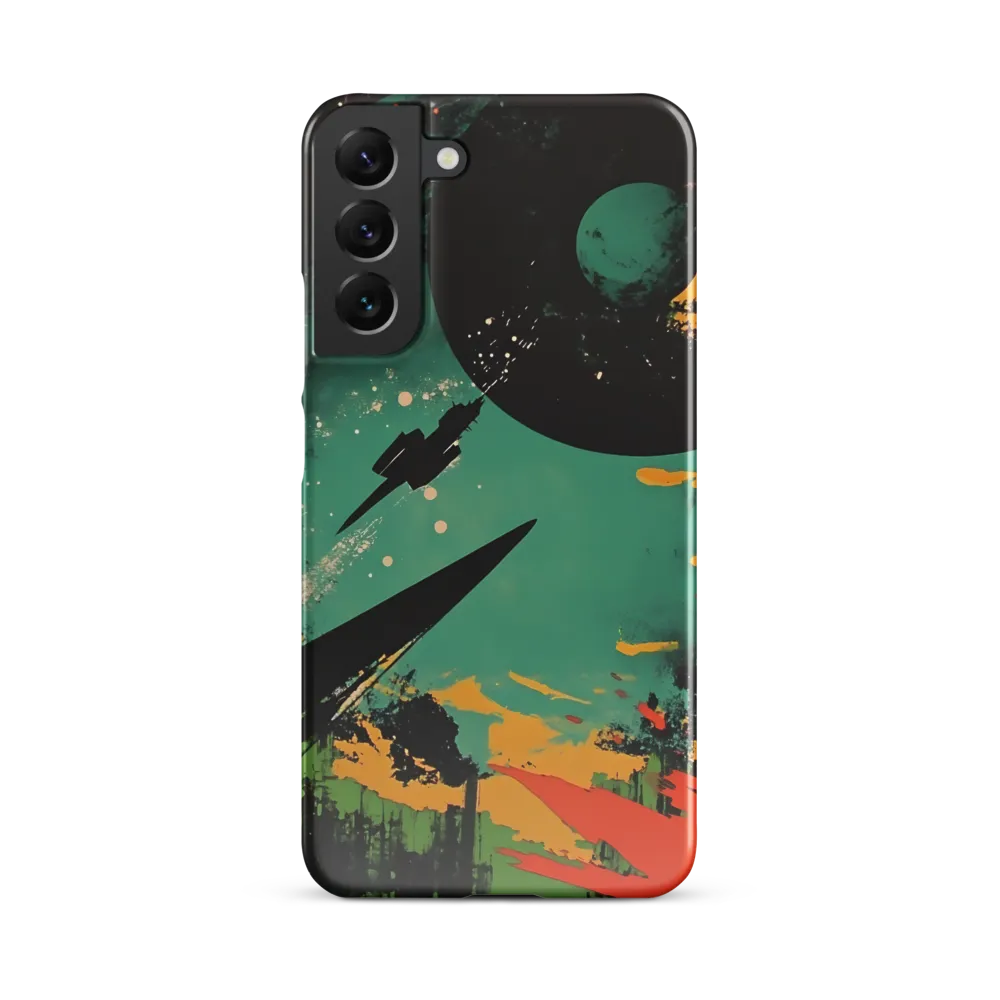 Journey Through the Cosmic Canvas | Phone Case |  S22 Plus | Snap Case | Glossy