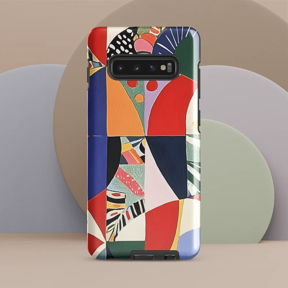 Dynamic Mosaic Symmetry | Phone Case |  S10 Plus | Tough Case | Glossy