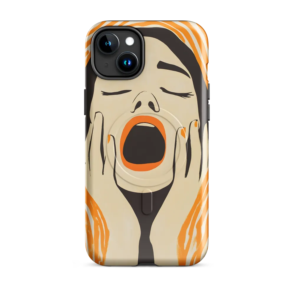 Echoes of Despair | Phone Case |  15 Plus | MagSafe® Tough Case | Glossy