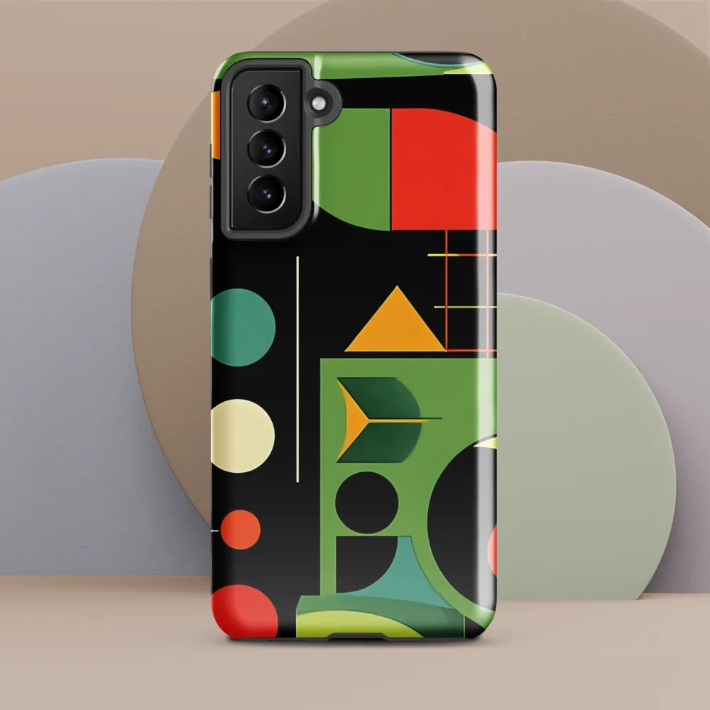 Geometric Harmony | Phone Case |  S21 Plus | Tough Case | Glossy