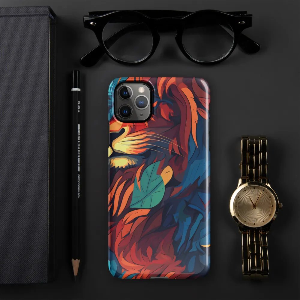 Harmony of Strength: The Lion and Nature | Phone Case |  11 Pro Max | Snap Case | Glossy