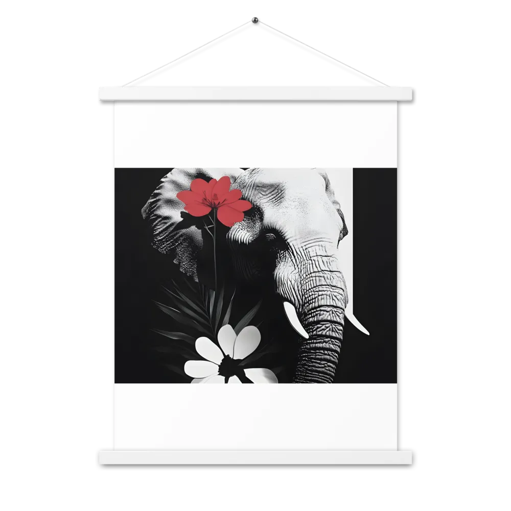 Elephant Harmony | Poster With White Wood Hanger | 18″×24″