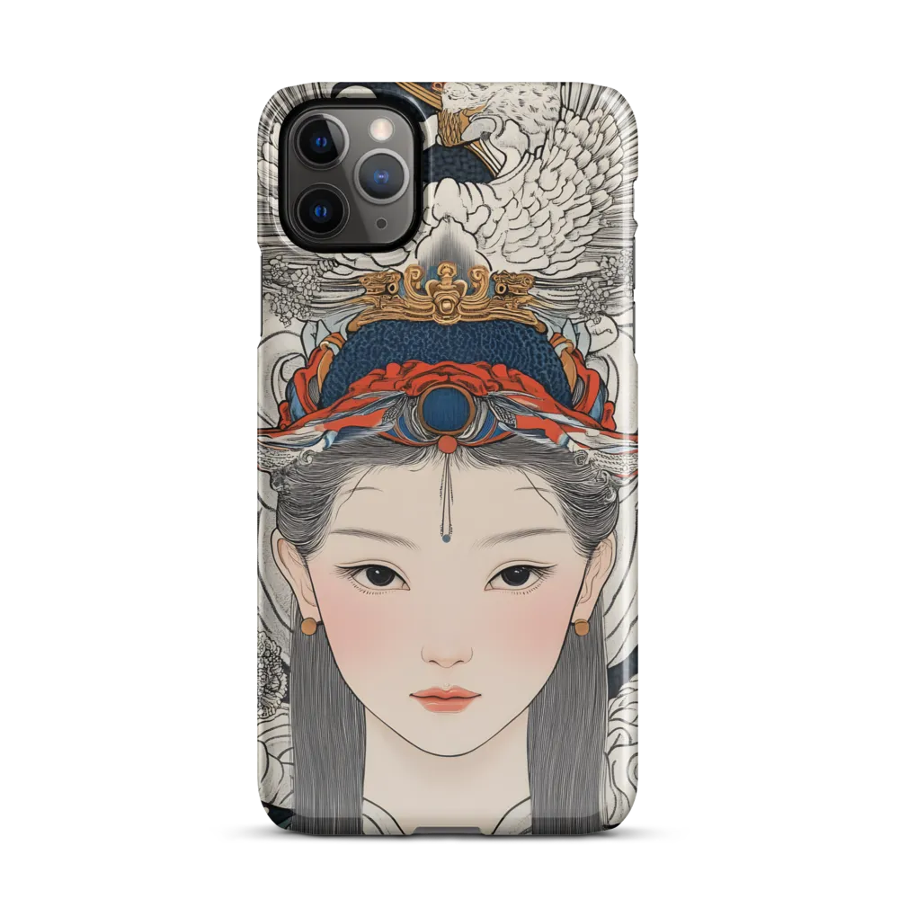 Serenity in Myth: A Traditional Portrait | Phone Case |  11 Pro Max | Snap Case | Glossy