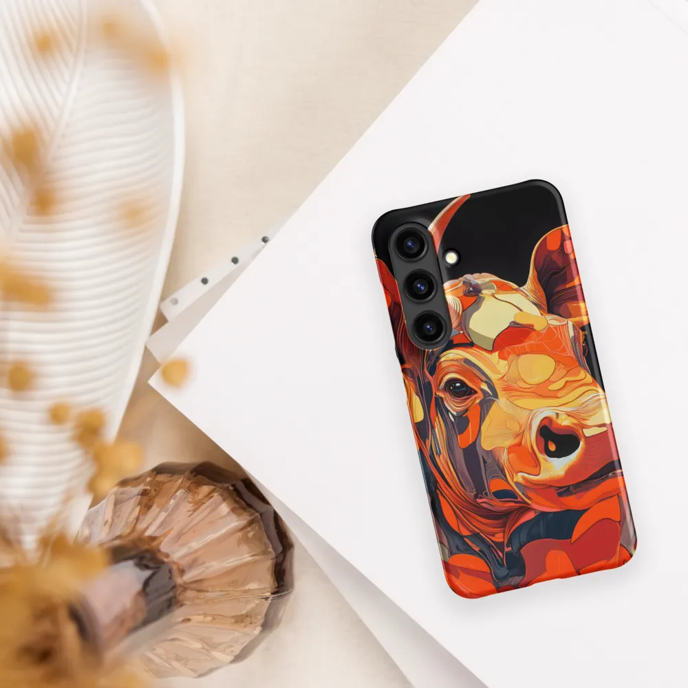 Modern Serenade: The Vibrant Cow
