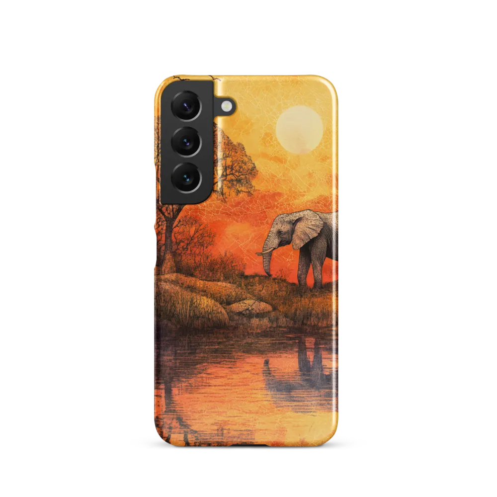 Elephant's Serenity at Dusk