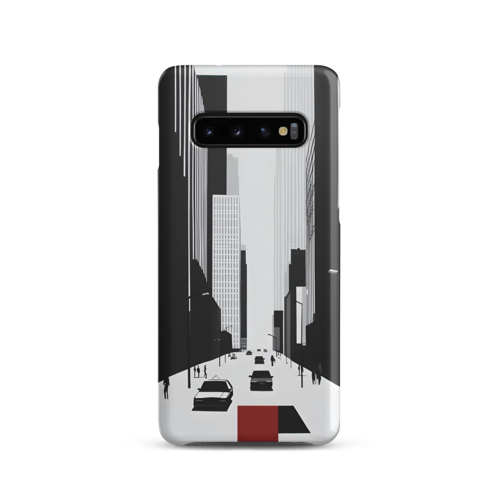 Urban Solitude: A Minimalistic Cityscape