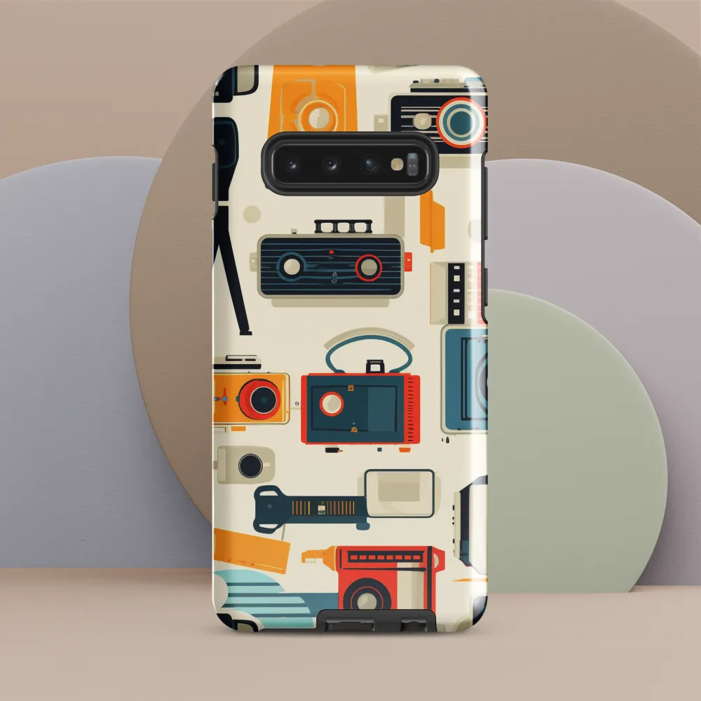 Retro Camera Collection: A Nostalgic Journey | Phone Case |  S10 Plus | Tough Case | Glossy