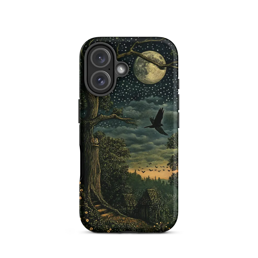 Mystical Nightscape Under the Full Moon | Phone Case |  16 | Tough Case | Matte