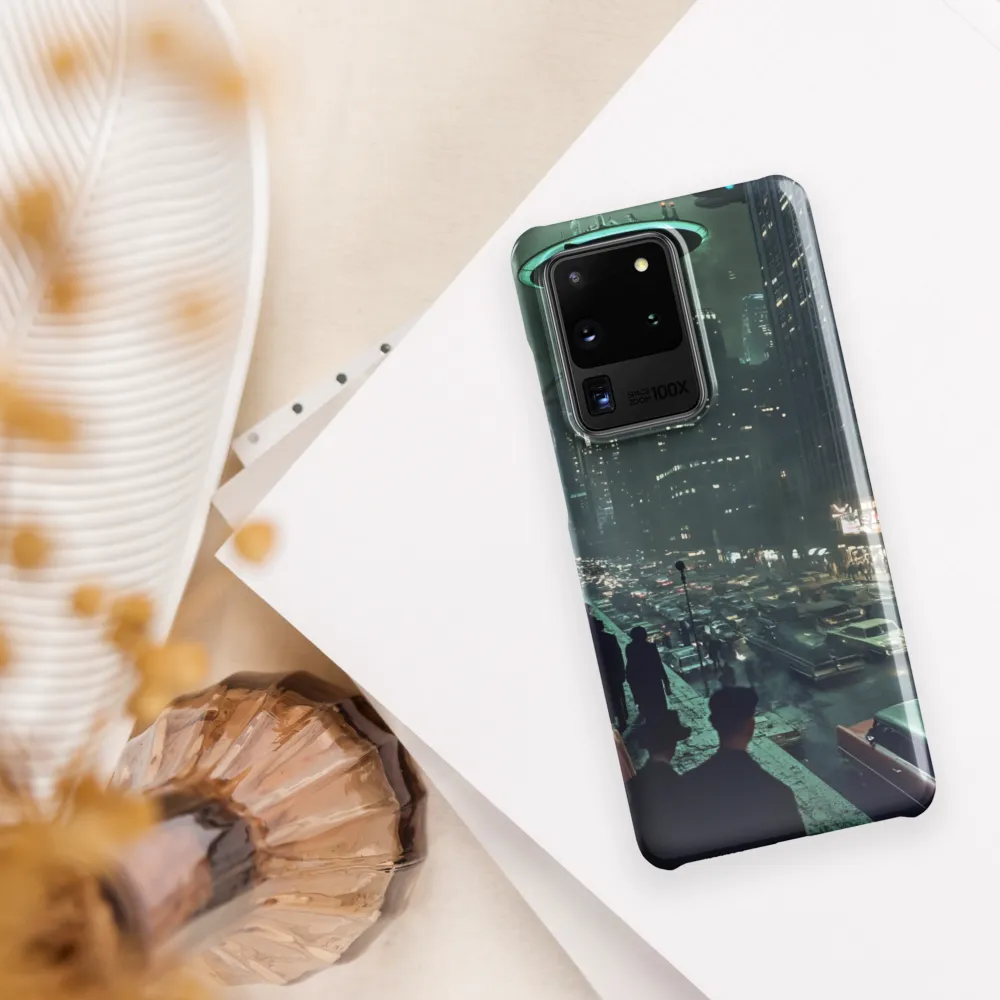 Mysterious Encounters in a Neon City | Phone Case |  S20 Ultra | Snap Case | Glossy