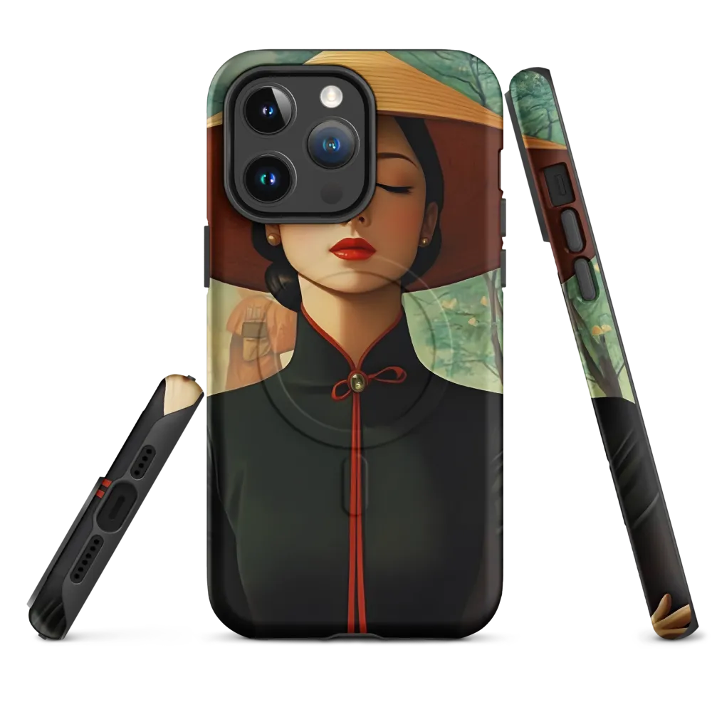 Elegance in Tranquility | Phone Case |  14 Pro Max | MagSafe® Tough Case | Matte
