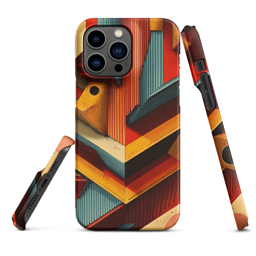 Geometric Harmony | Phone Case |  14 Pro Max | Snap Case | Matte