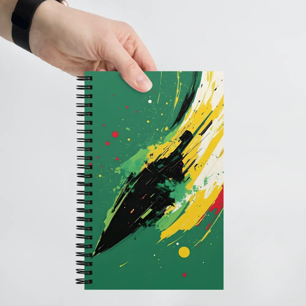 Velocity in Motion | Spiral Notebook