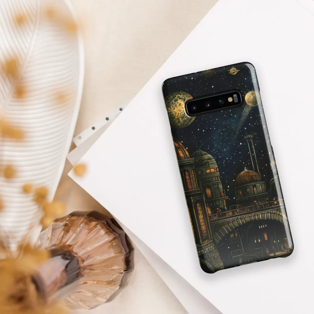 Celestial City: A Journey Through the Cosmos | Phone Case |  S10 Plus | Snap Case | Glossy