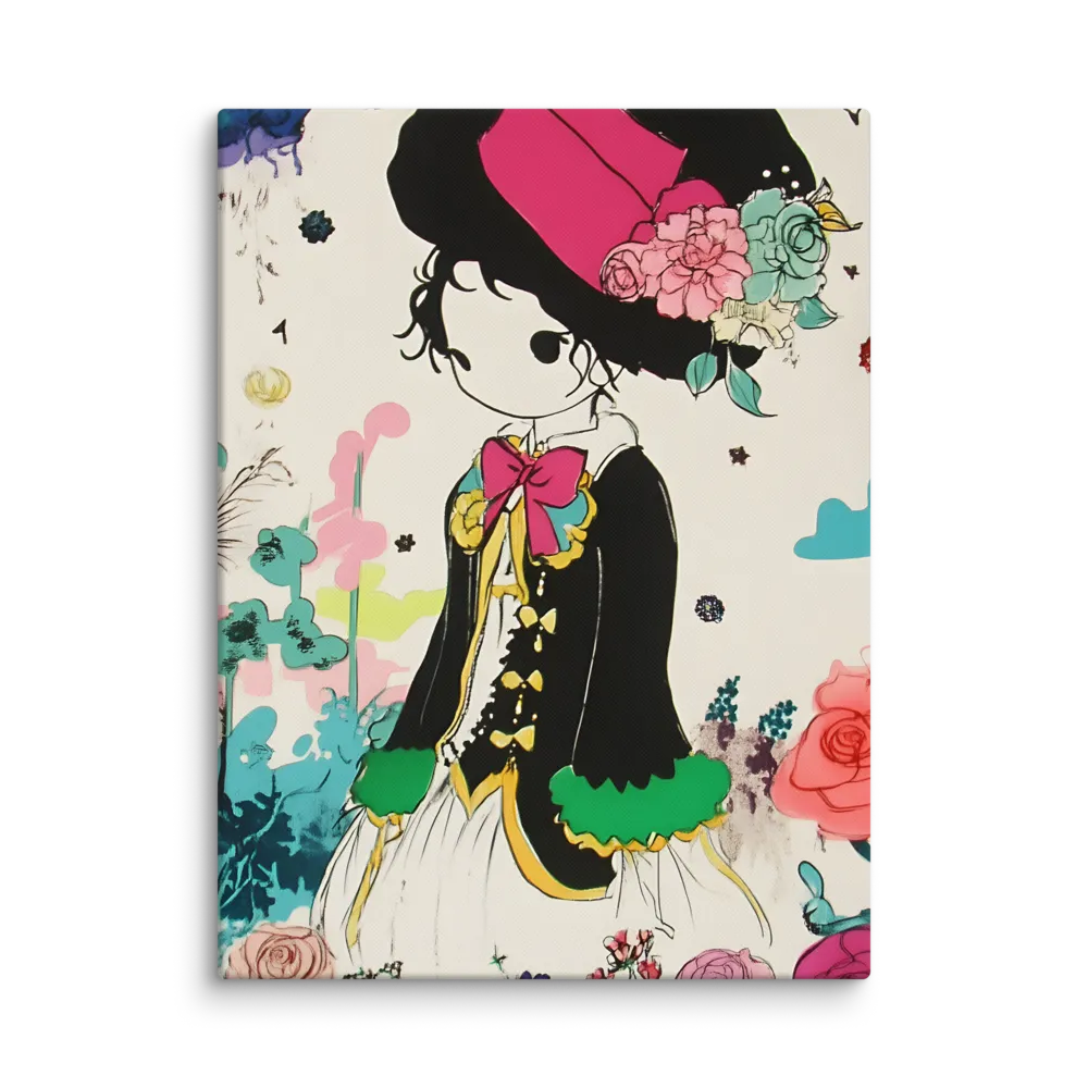 Whimsical Garden Reverie | Canvas | 18″×24″