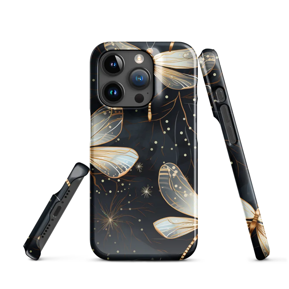 Ethereal Dance: Dragonflies in a Midnight Garden