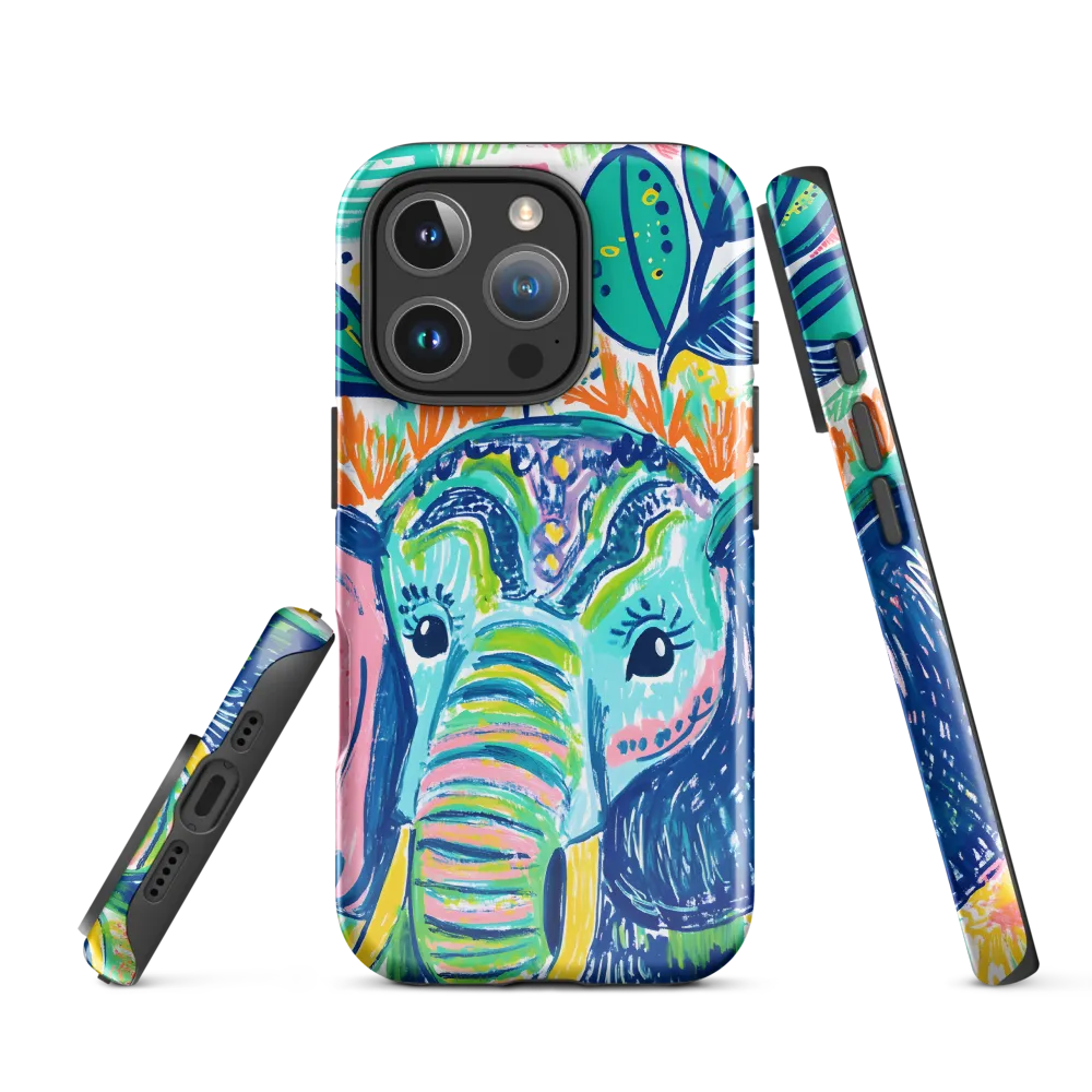Whimsical Elephant Portrait