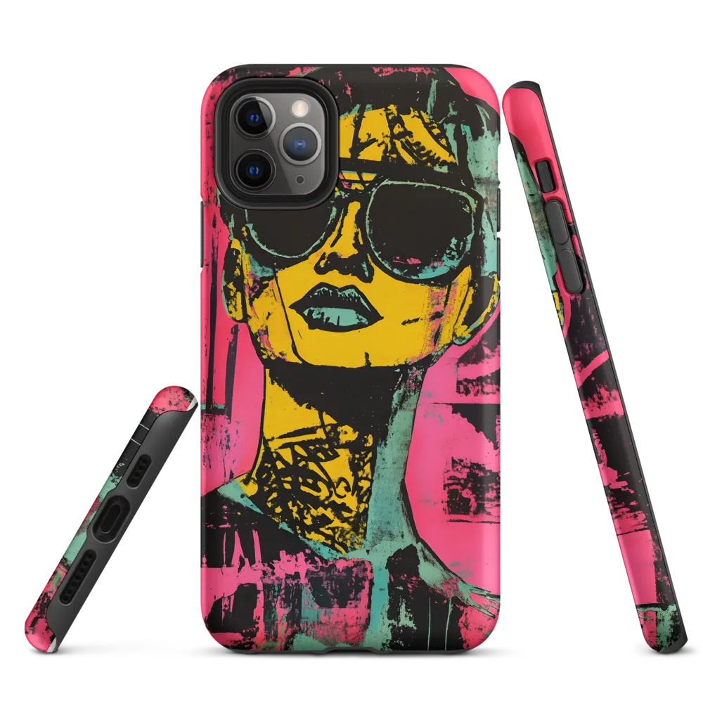 Confident Portrait in Neon Colors