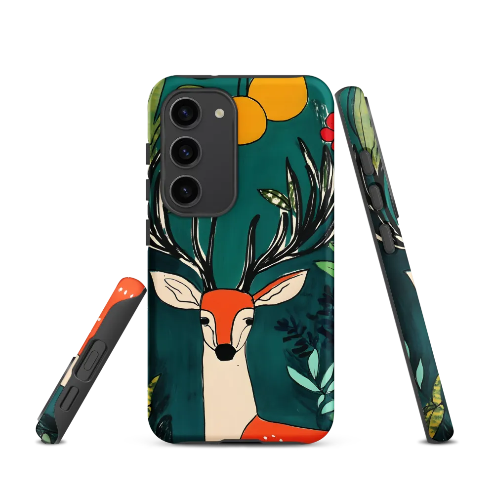 Nature's Embrace: The Majestic Deer | Phone Case |  S23 | Tough Case | Matte