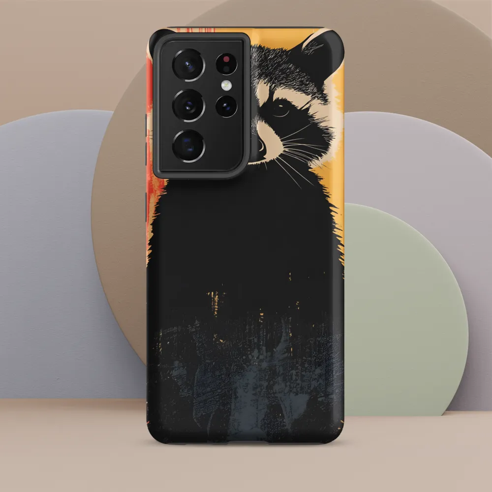 Whimsical Raccoon Portrait
