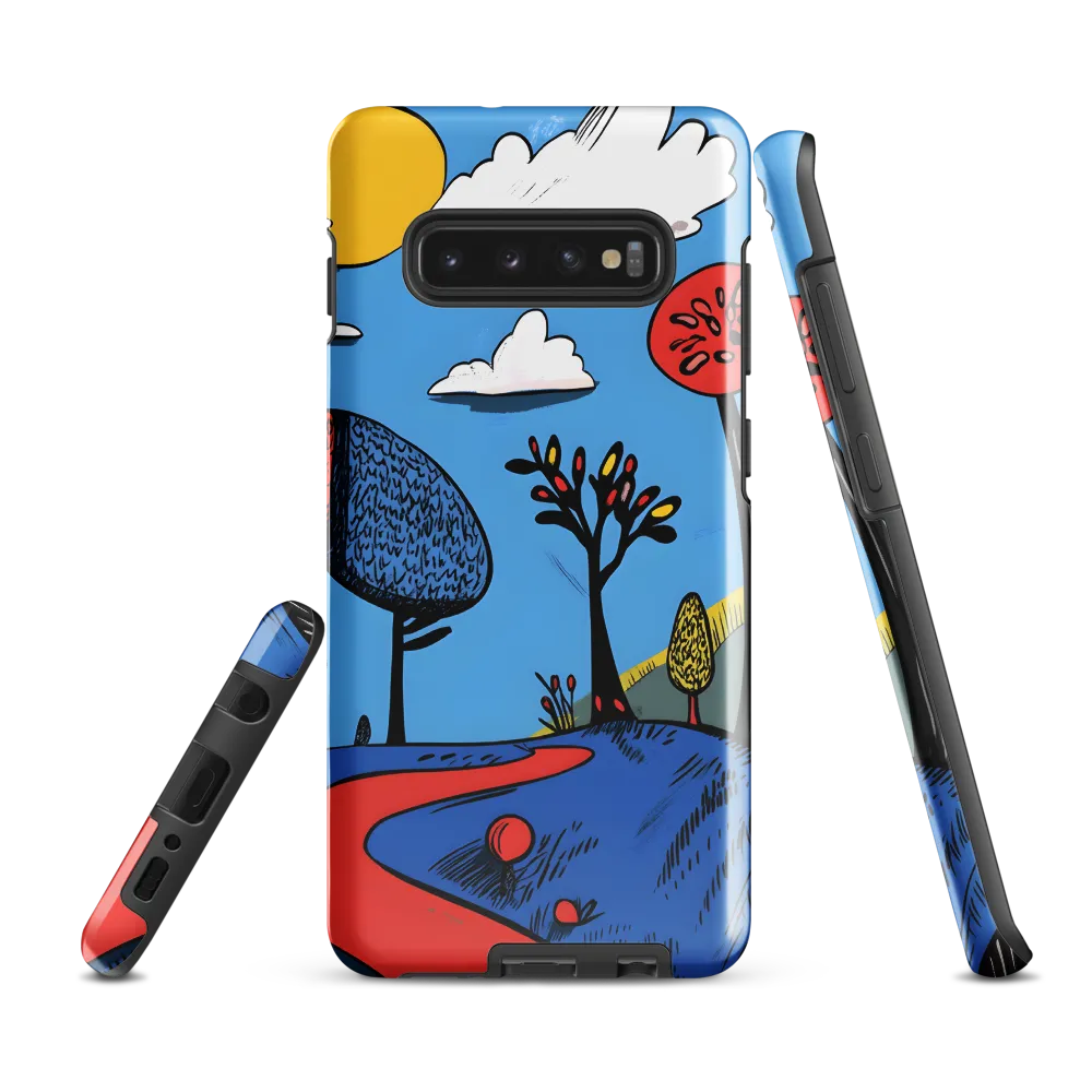 A Playful Journey Through Whimsical Woods | Phone Case |  S10 Plus | Tough Case | Glossy