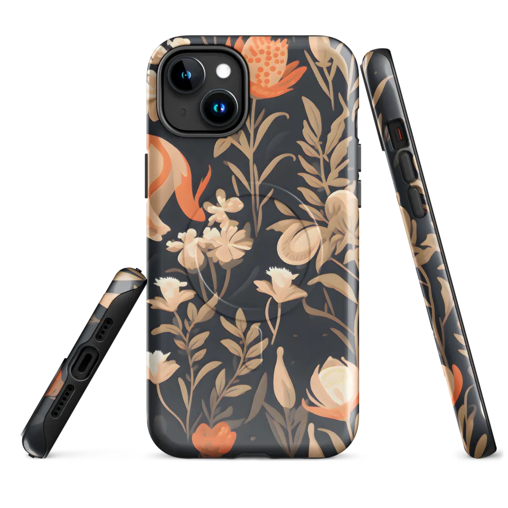Floral Harmony: A Dance in the Dark