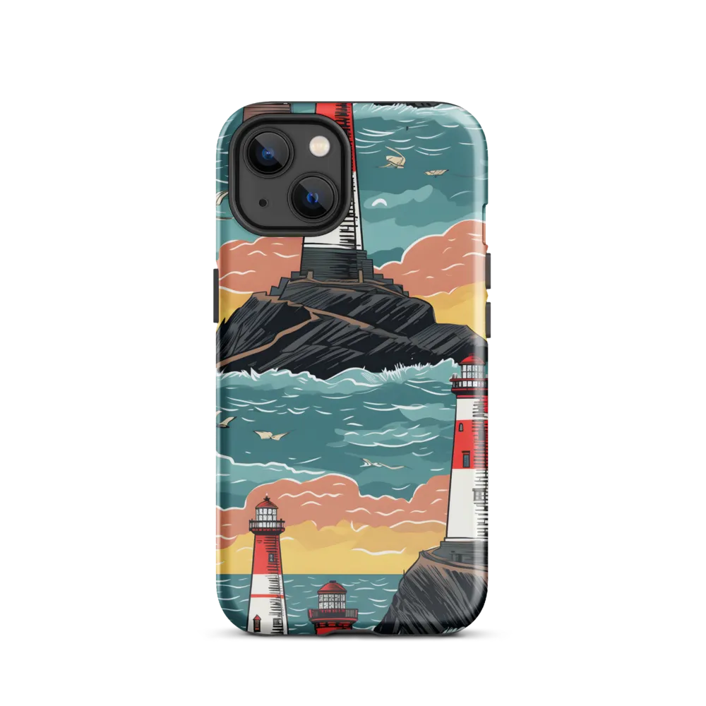 Lighthouses in a Whimsical Ocean