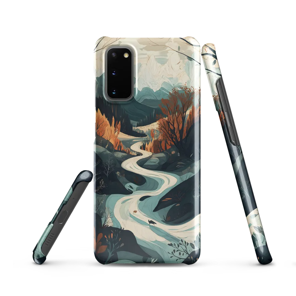 Winding Serenity: A Digital Landscape