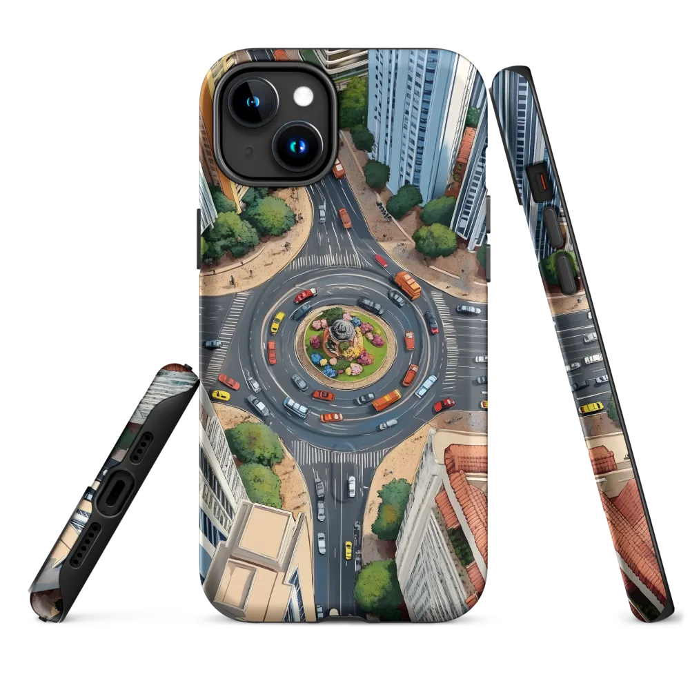 Urban Symphony: Aerial Vision of City Life