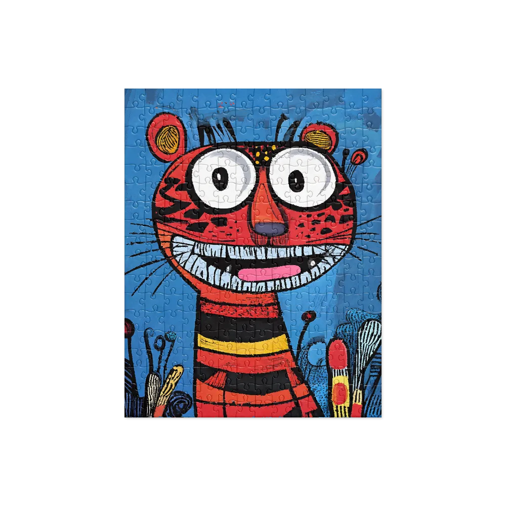Playful Tiger Revelry