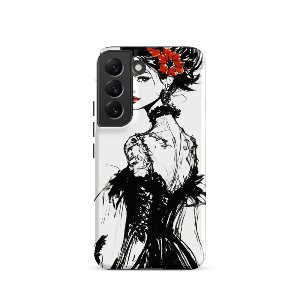 Elegance in Black and Red