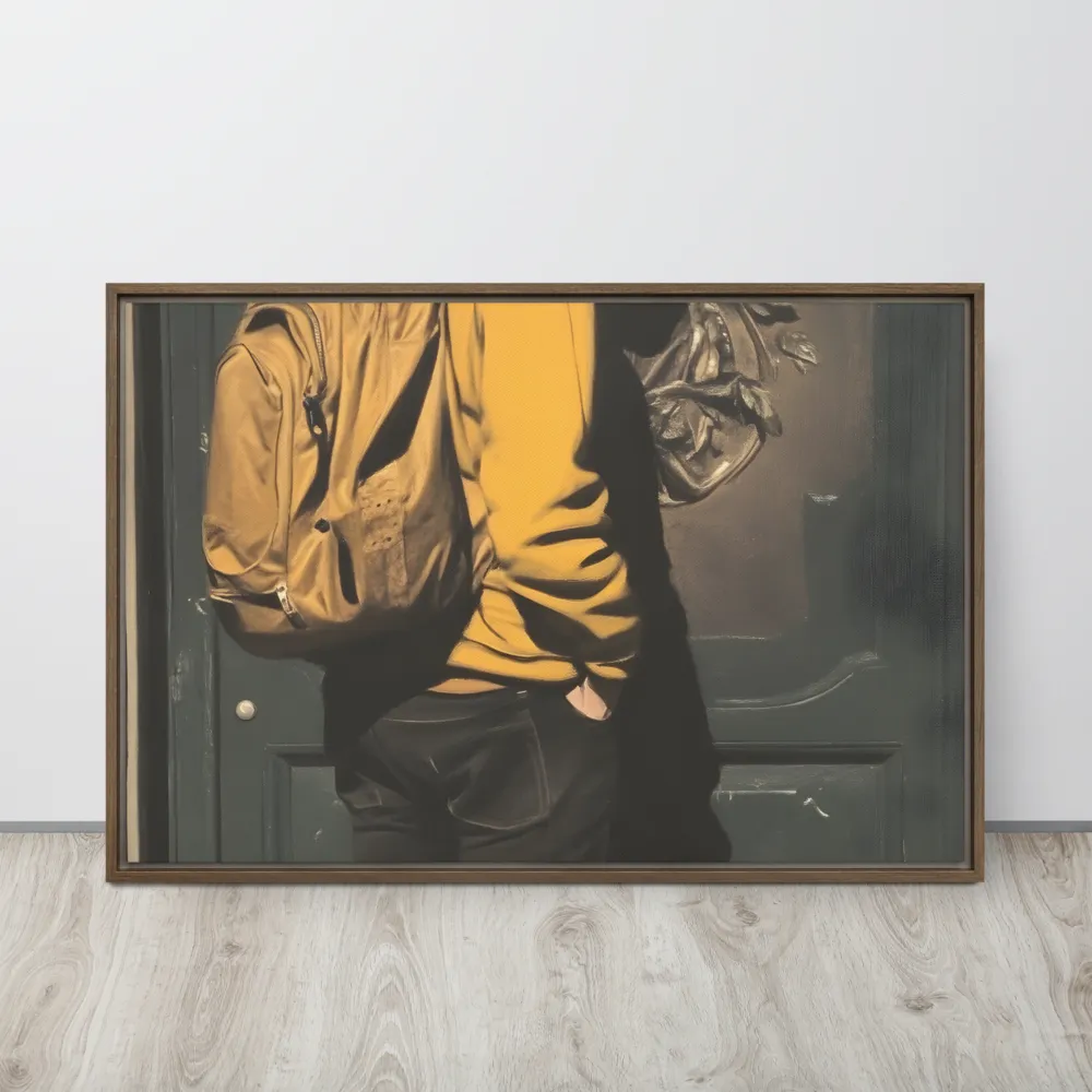 Silent Reflection | Canvas with Brown Frame | 24″×36″