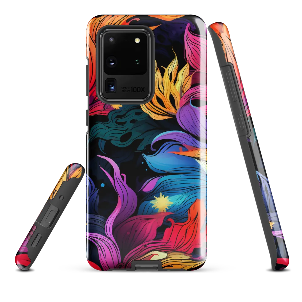 Floral Symphony | Phone Case |  S20 Ultra | Tough Case | Glossy