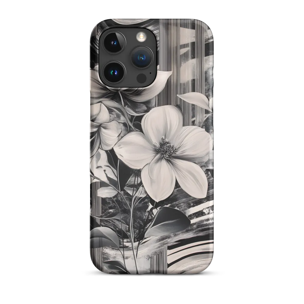 Ethereal Bloom: A Dance of Monochromes
