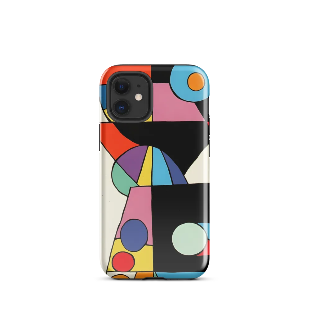 The Play of Shapes | Phone Case |  12 mini | Tough Case | Glossy