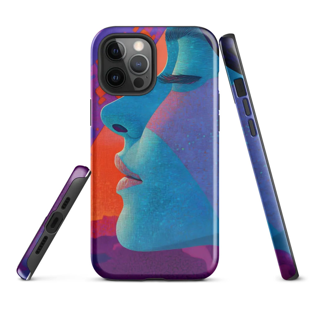 Cyan Profile with Magenta Mosaic