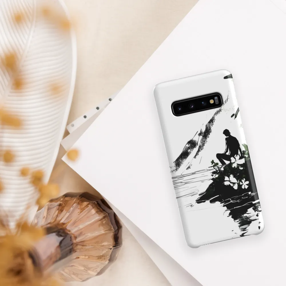 Contemplation by the Water | Phone Case |  S10 | Snap Case | Matte