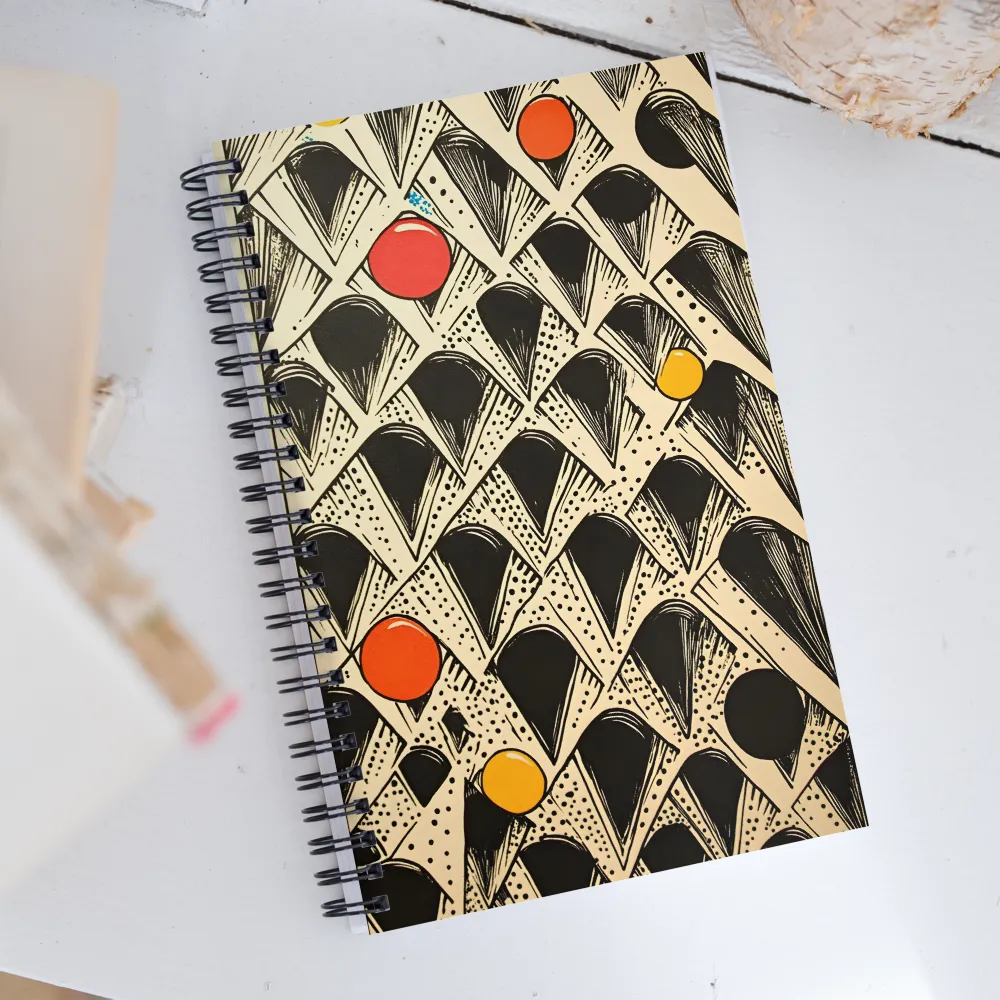 Rhythms of Geometry | Spiral Notebook