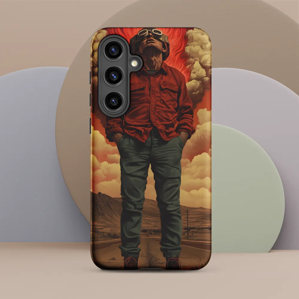 Defiant Spirit in a Surreal Landscape