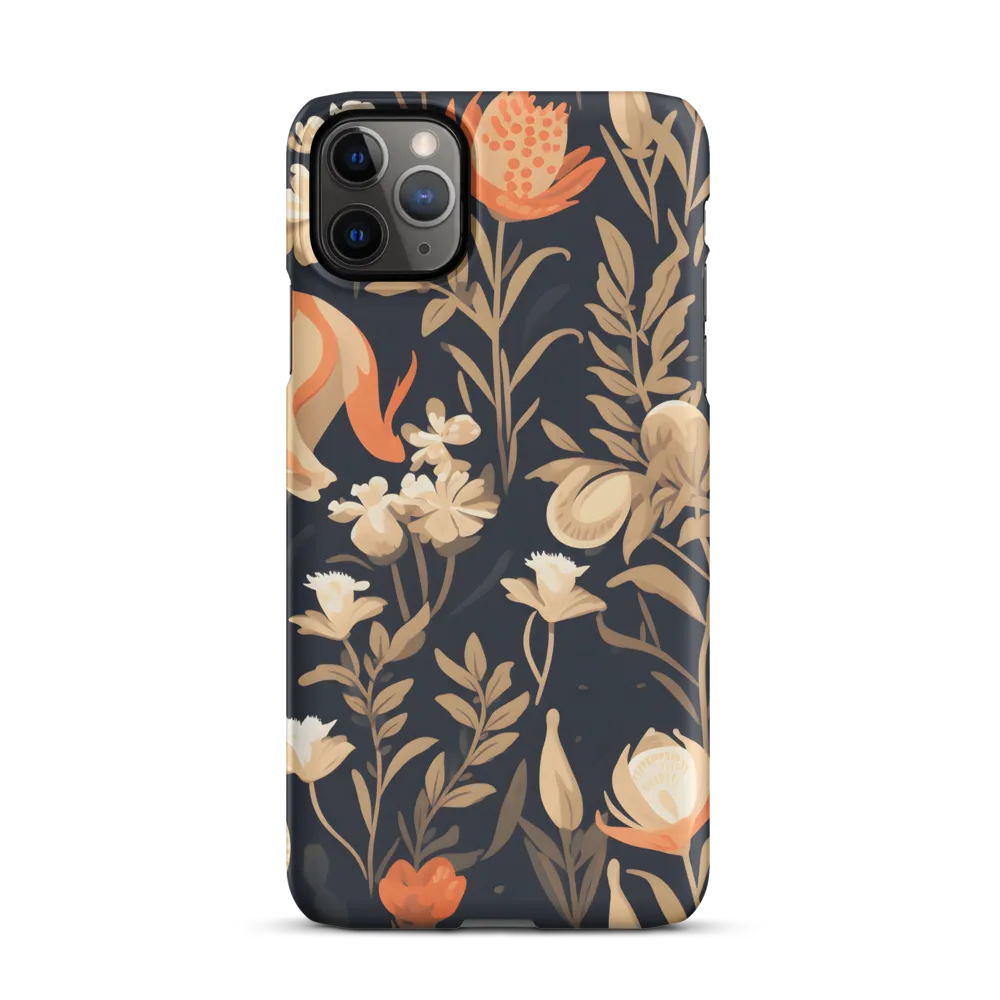 Floral Harmony: A Dance in the Dark