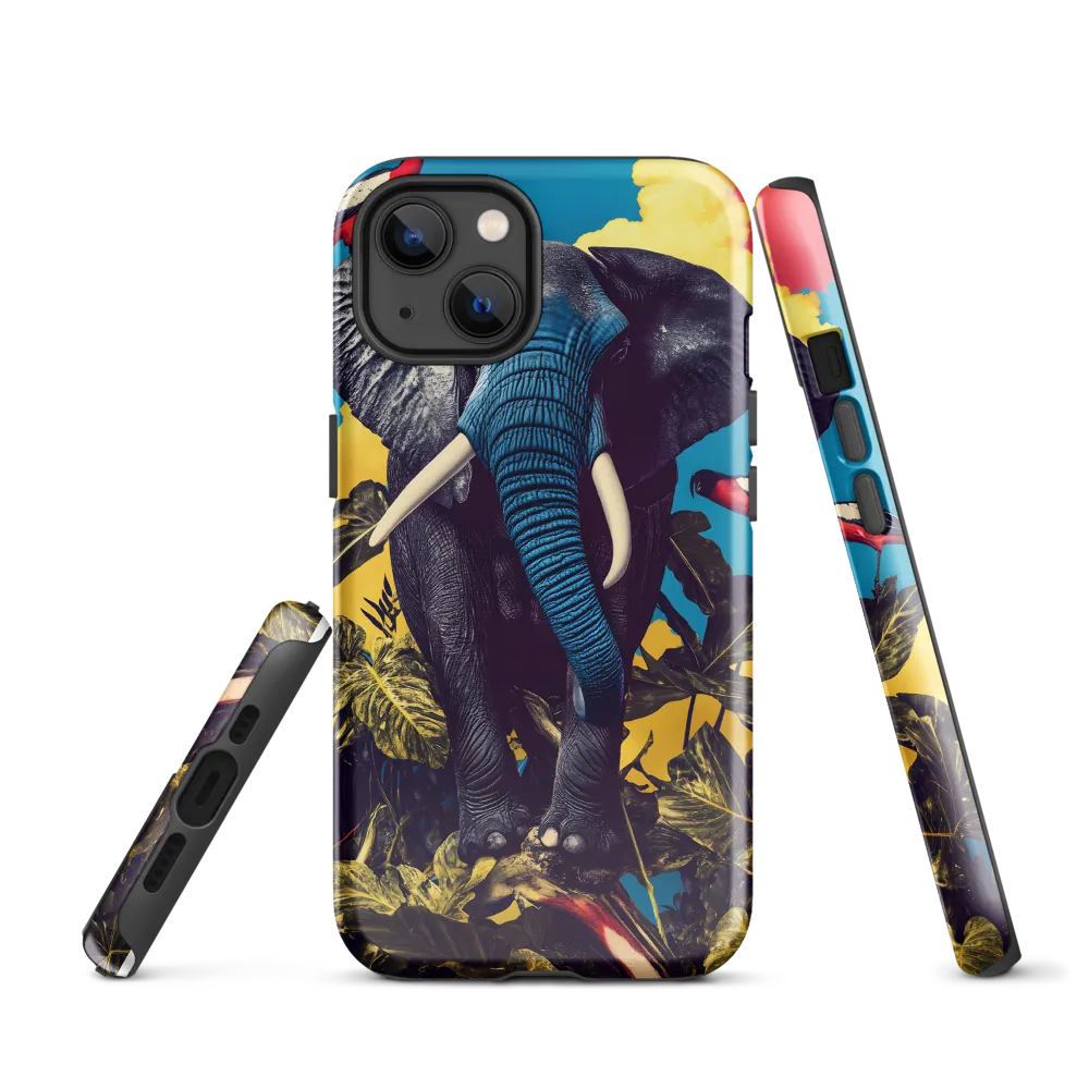 Elephant Dreams in Vibrant Colors | Phone Case |  13 | Tough Case | Glossy