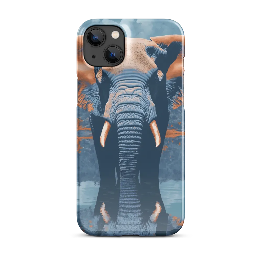 Majestic Reflection: The Elephant's Serenade