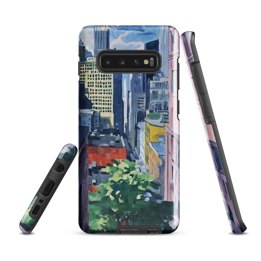 Urban Symphony: A Cityscape in Color | Phone Case |  S10 Plus | Tough Case | Glossy