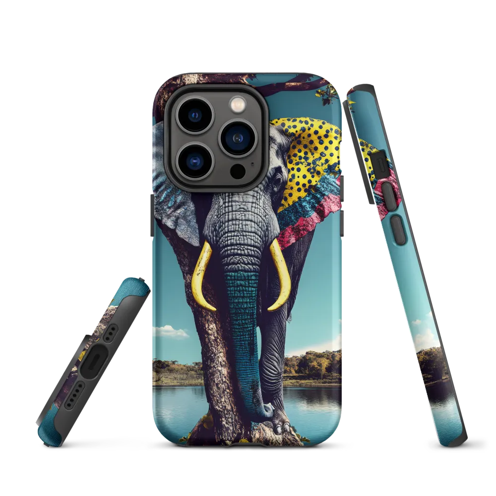Playful Elegance: The Surreal Elephant
