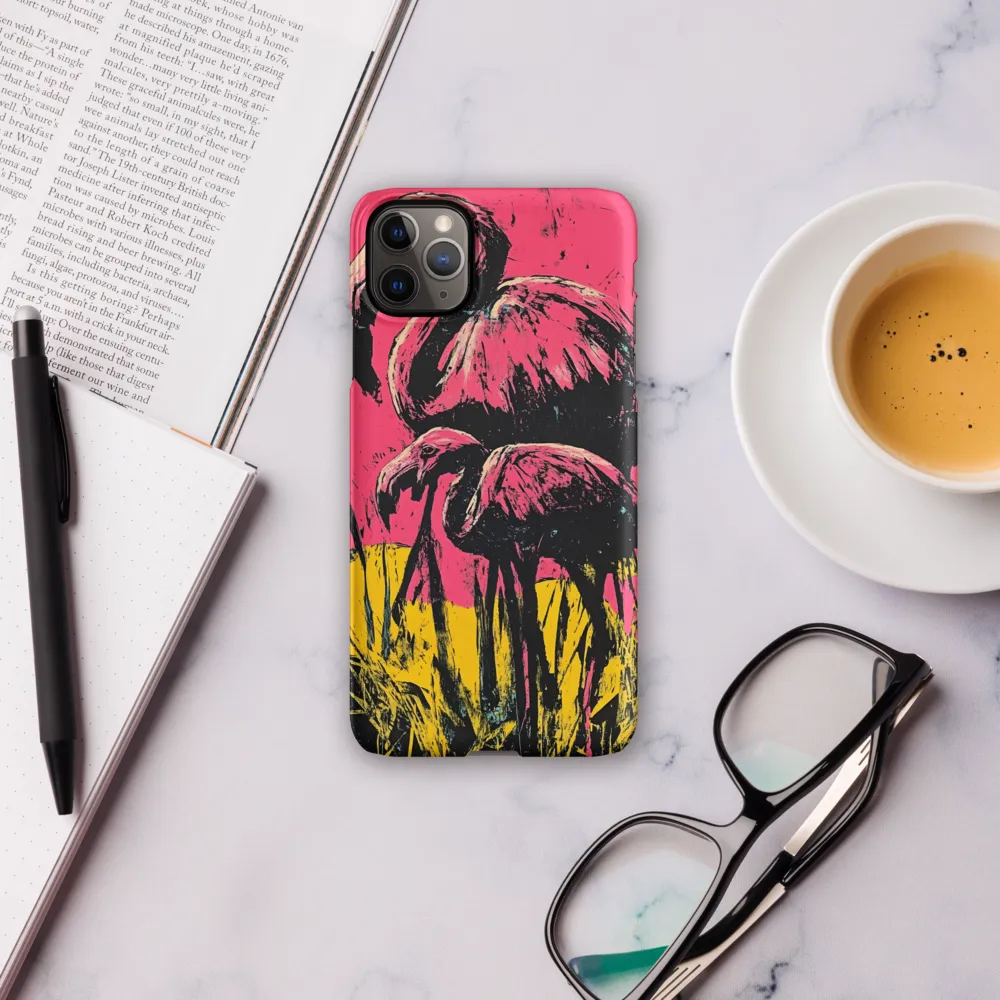 Flamingo Duet: A Pop Art Expression